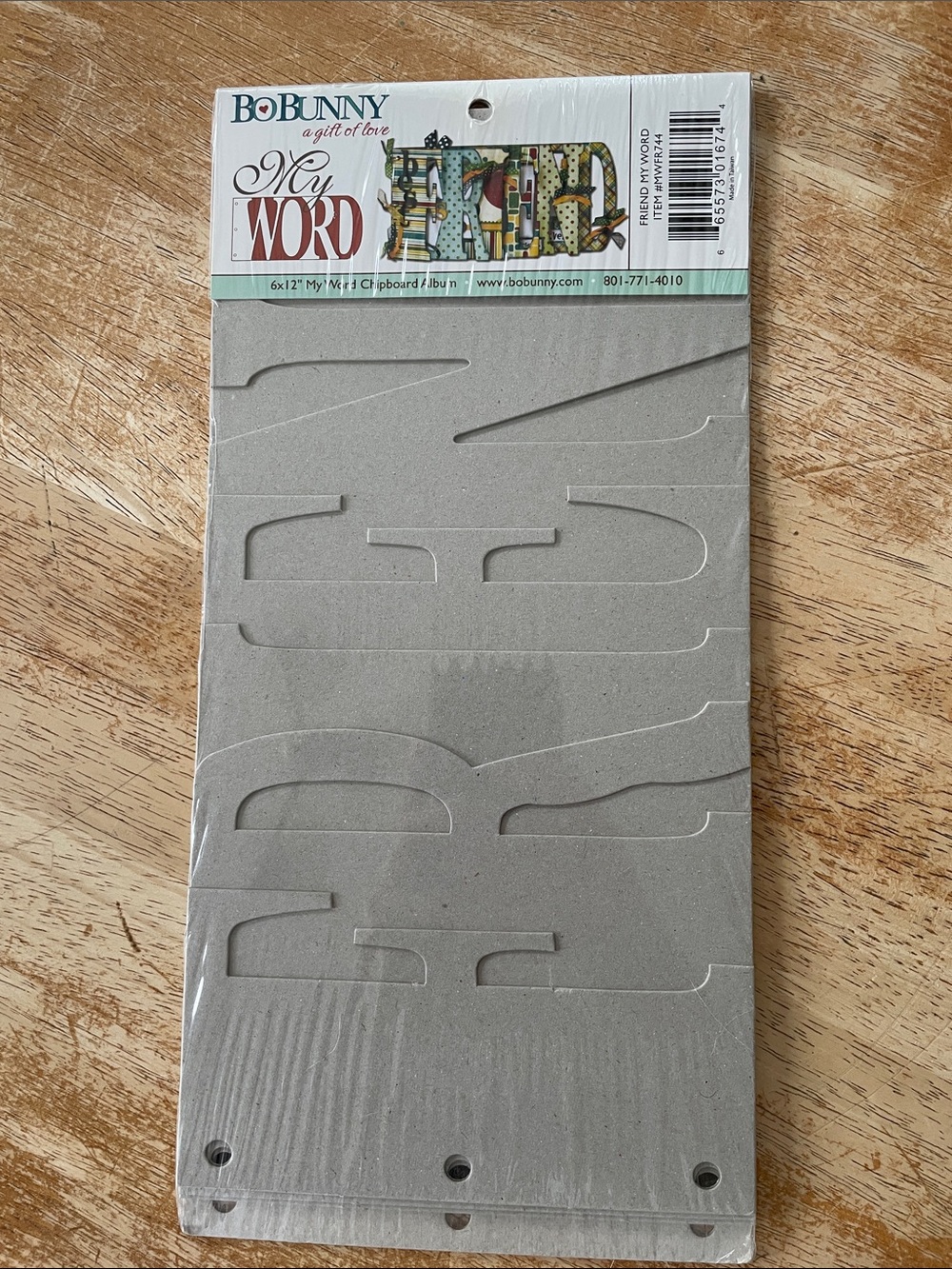 BoBunny "My Word" Chipboard Album Pages -FRIEND
$7 each or 2/$10